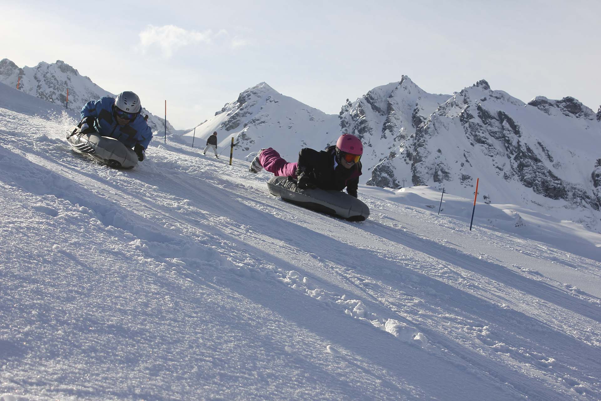 Schneespass im Winterparadies Pizol